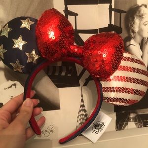 Disney Minnie Ears (July 4 theme)